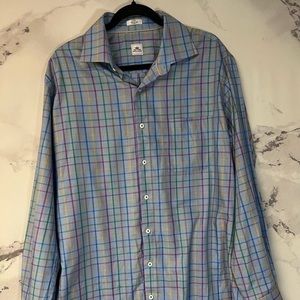 Peter Millar Button Down Dress Shirt Large